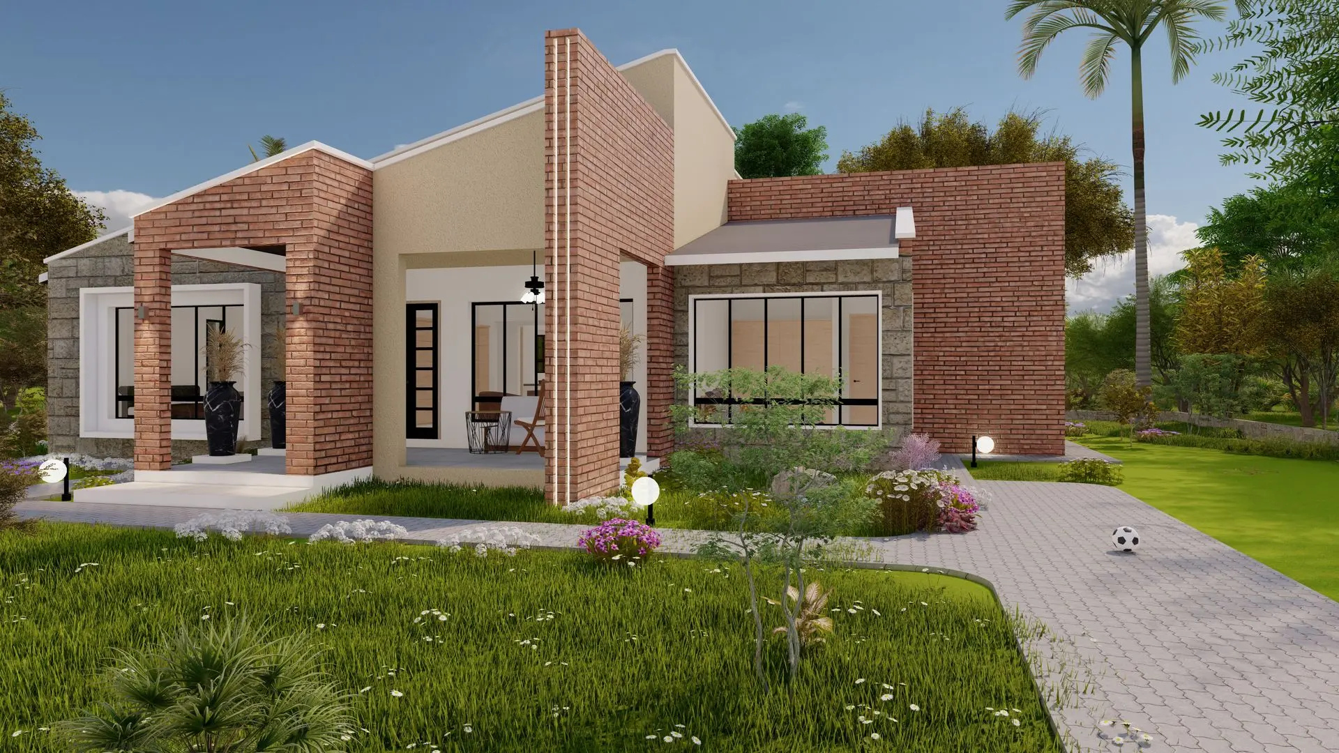 HOUSE OF DIAGONALS: 3 BEDROOM BUNGALOW