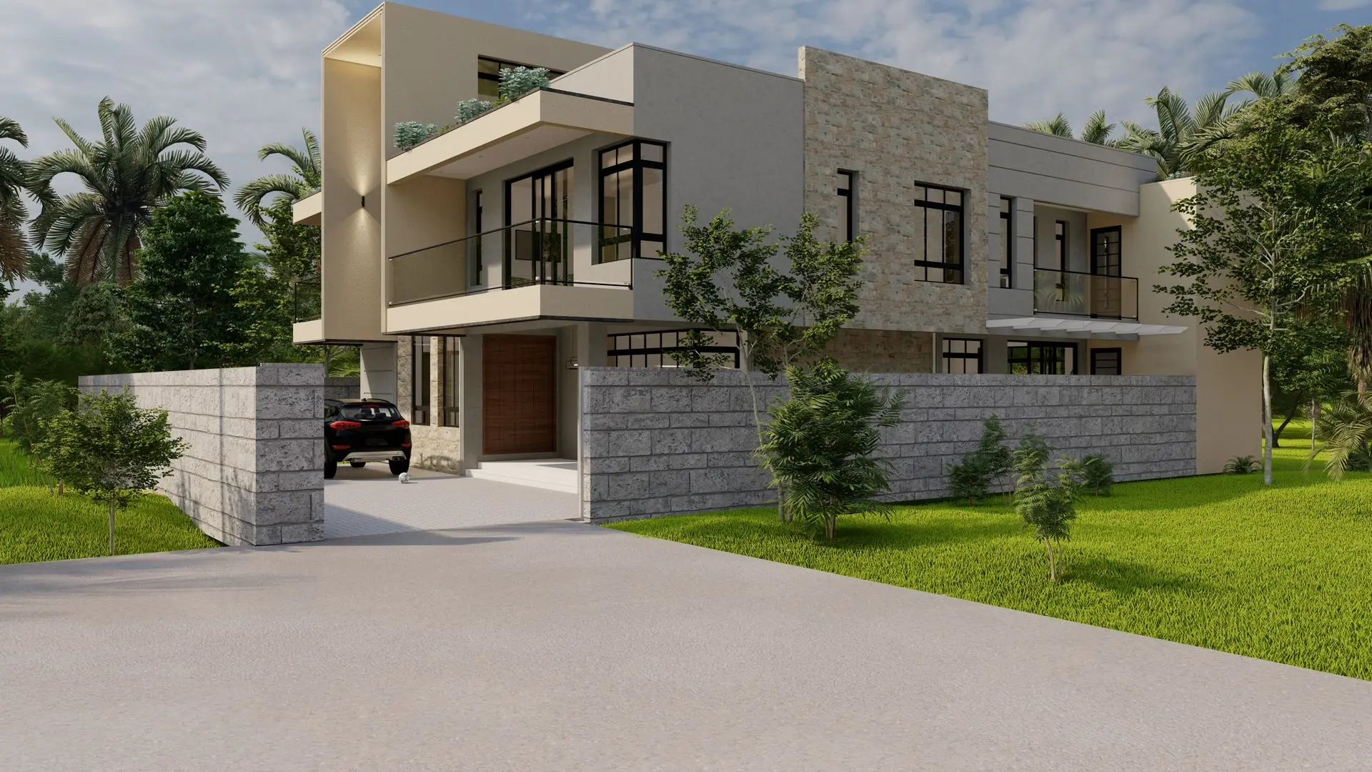 HOUSE OF OVERHANGS: 5 BEDROOM MAISONETTE